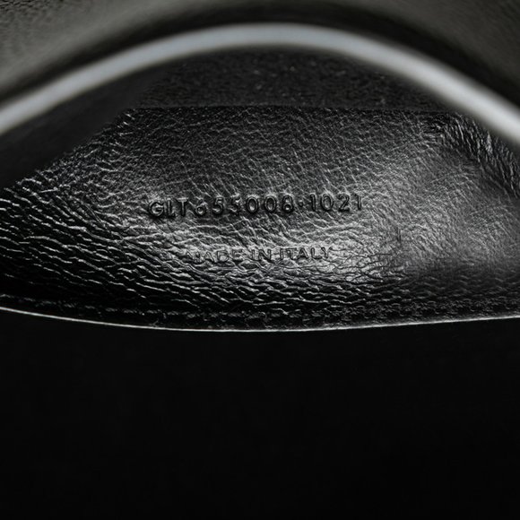 SAINT LAURENT Black Leather Duffle Rock Baby Handbag Shoulder Bag - Picture 5 of 8